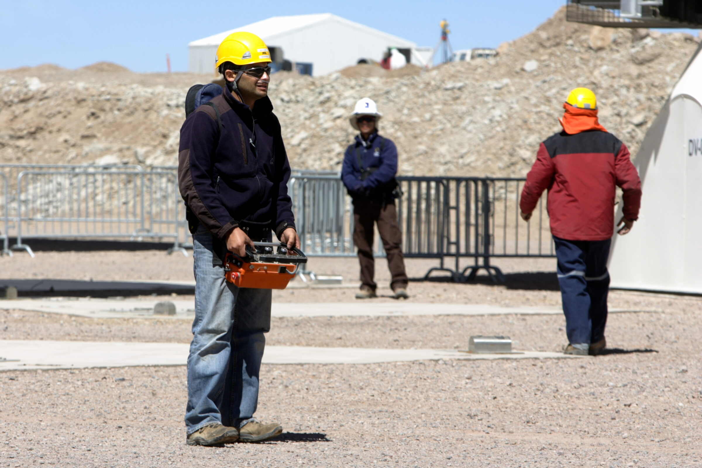 Uno de los especializados conductores
