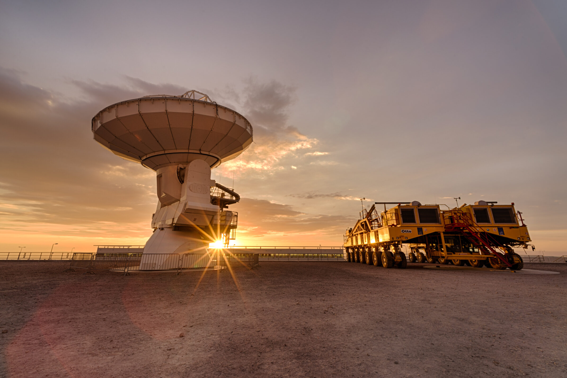 Otto, one of the ALMA antenna transporters