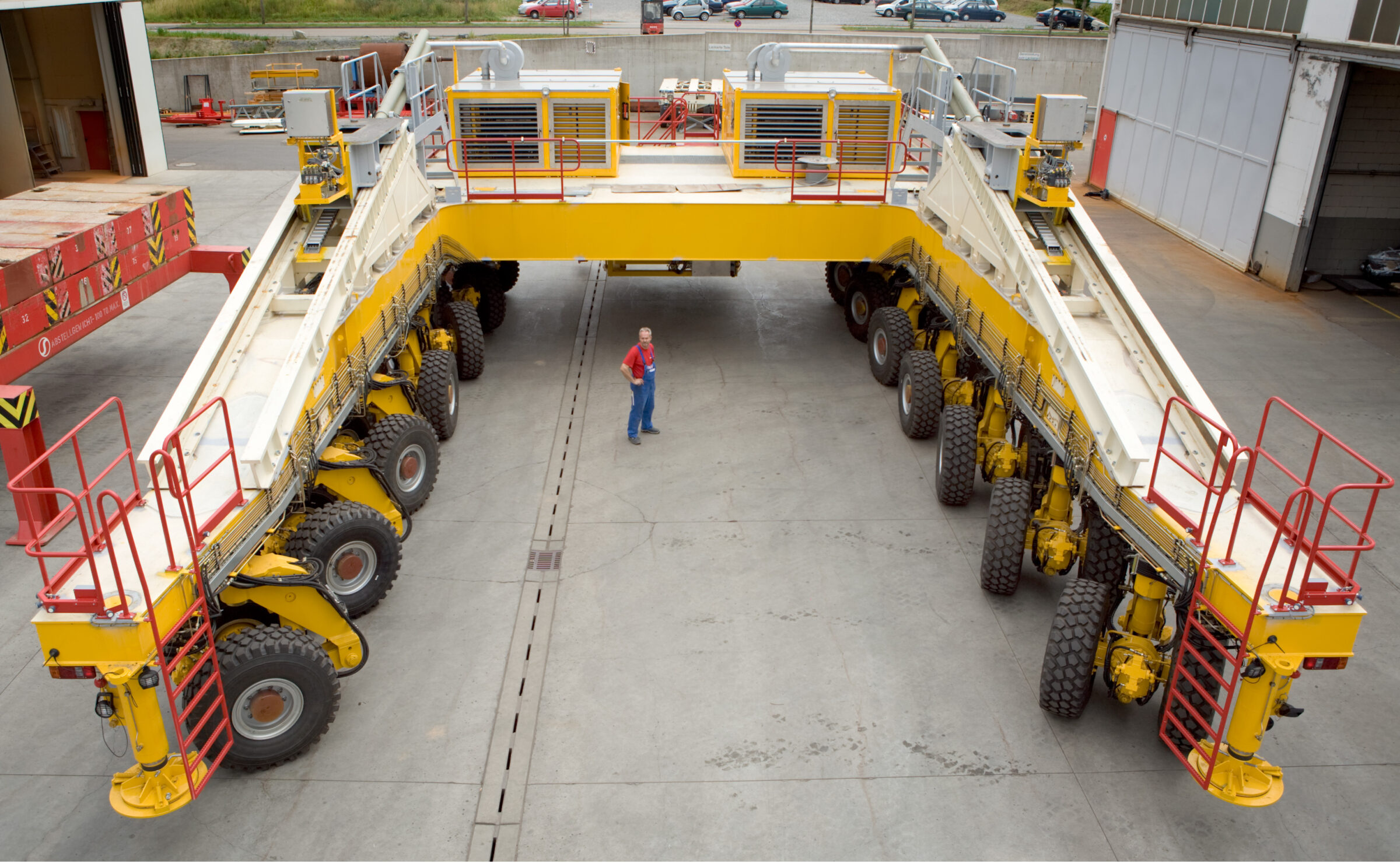 A driver and the Transporter