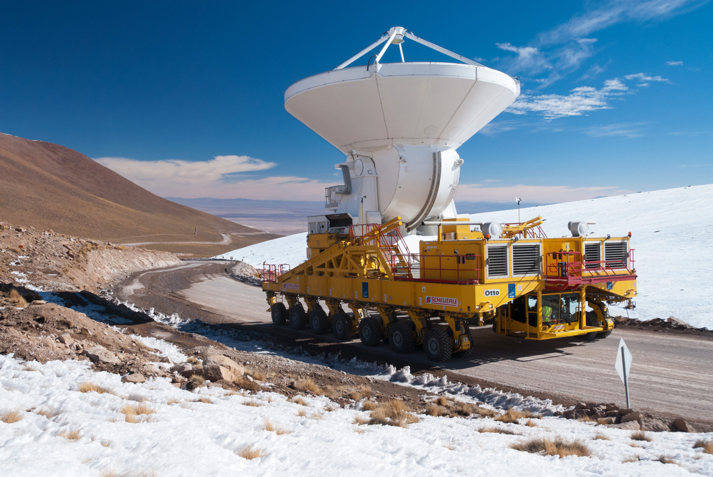 The first European antenna for ALMA