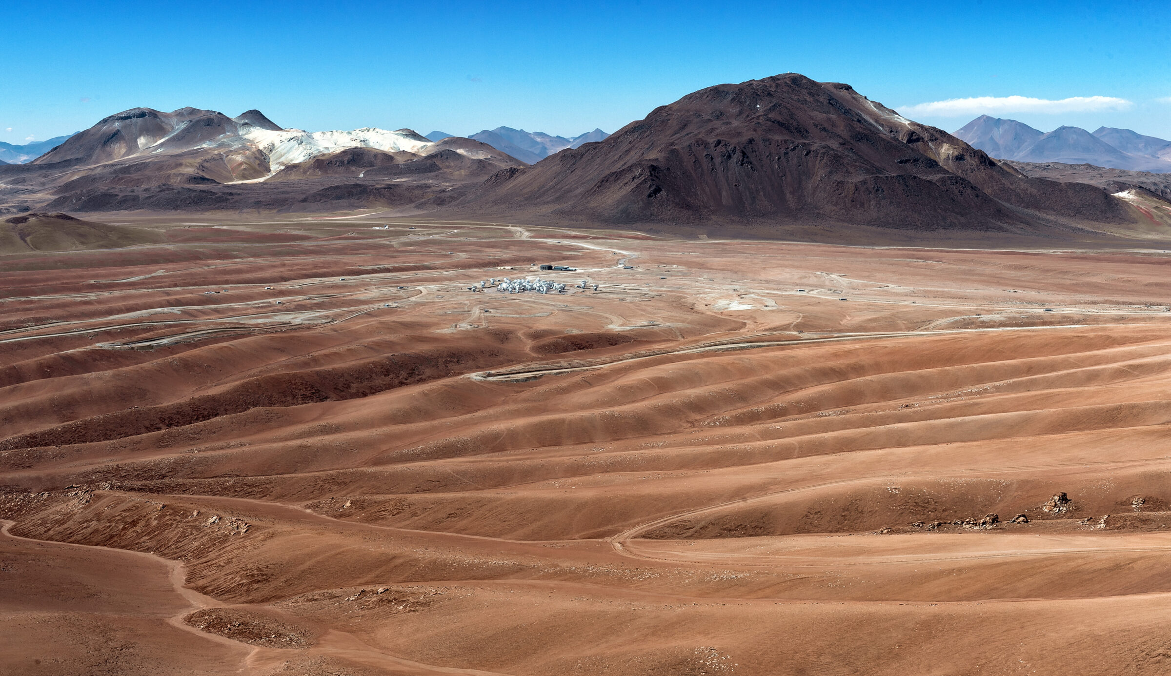 Vista panorámica del sitio ALMA