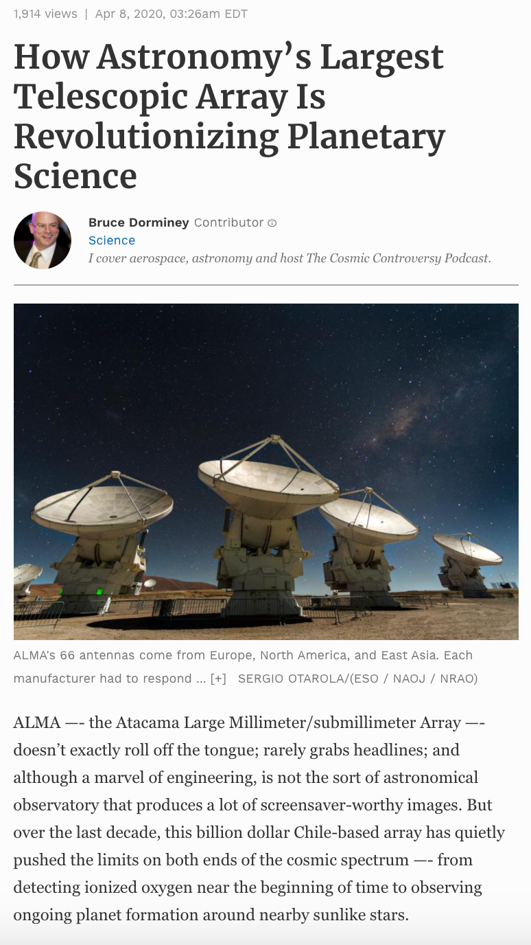 How Astronomy’s Largest Telescopic Array Is Revolutionizing Planetary Science