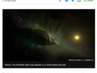 ‘Alien comet’ visitor has weird composition