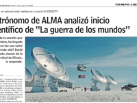 Astrónomo de ALMA analizó inicio científico de "La guerra de los mundos"