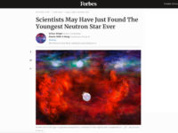 Scientists May Have Just Found The Youngest Neutron Star Ever