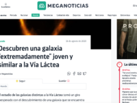 Descubren una galaxia "extremadamente" joven y similar a la Vía Láctea