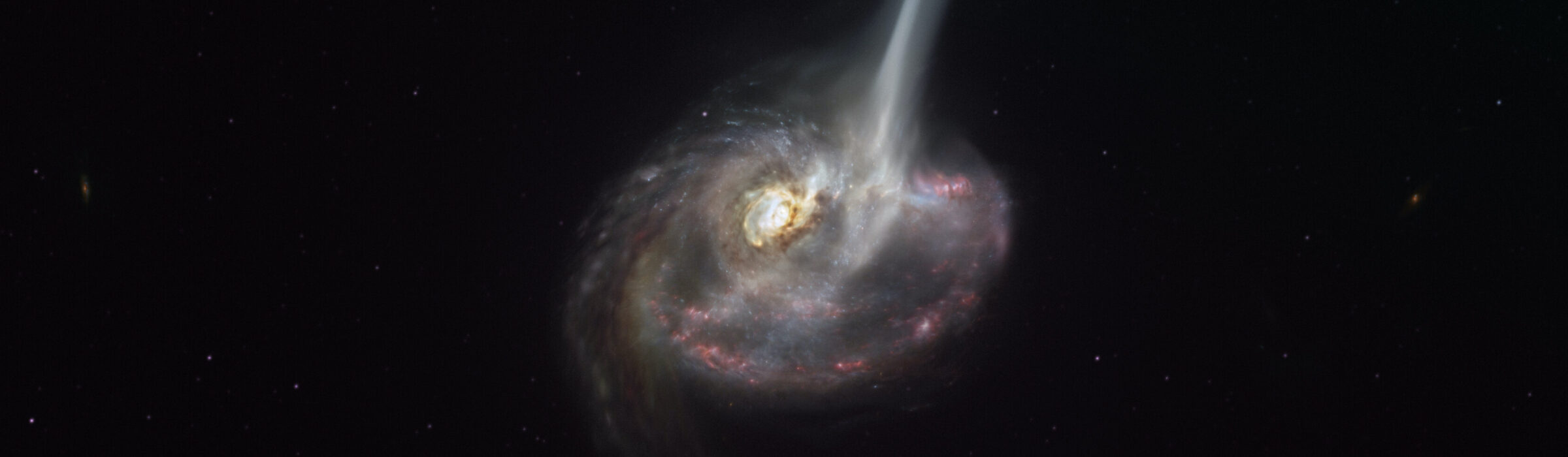 ALMA captures distant colliding galaxy dying out as it loses the ability to form stars