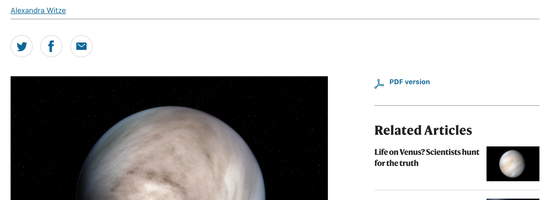 Prospects for life on Venus fade — but aren’t dead yet