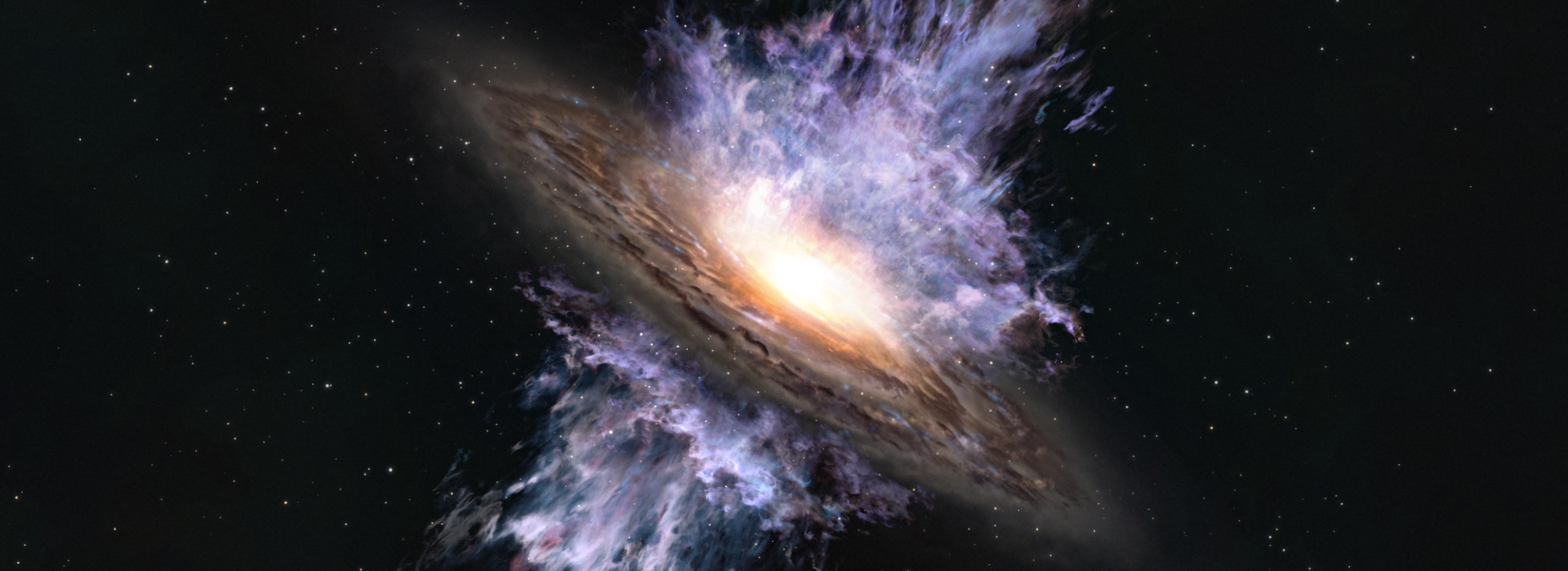 ALMA Discovers Earliest Gigantic Black Hole Storm