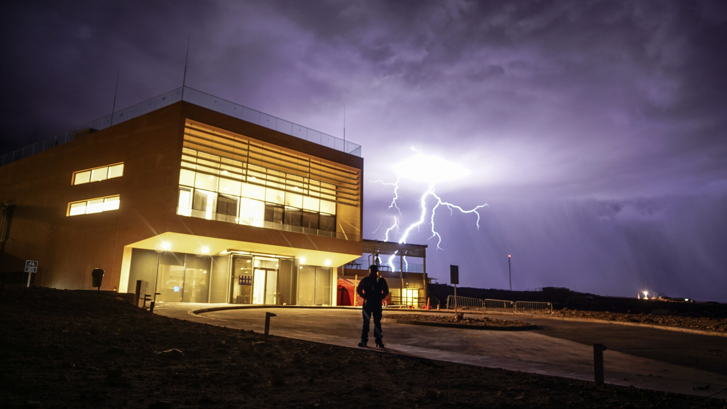 Relámpago en la Residencia