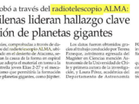 Astrónomas chilenas lideran hallazgo clave sobre la formación de planetas gigantes