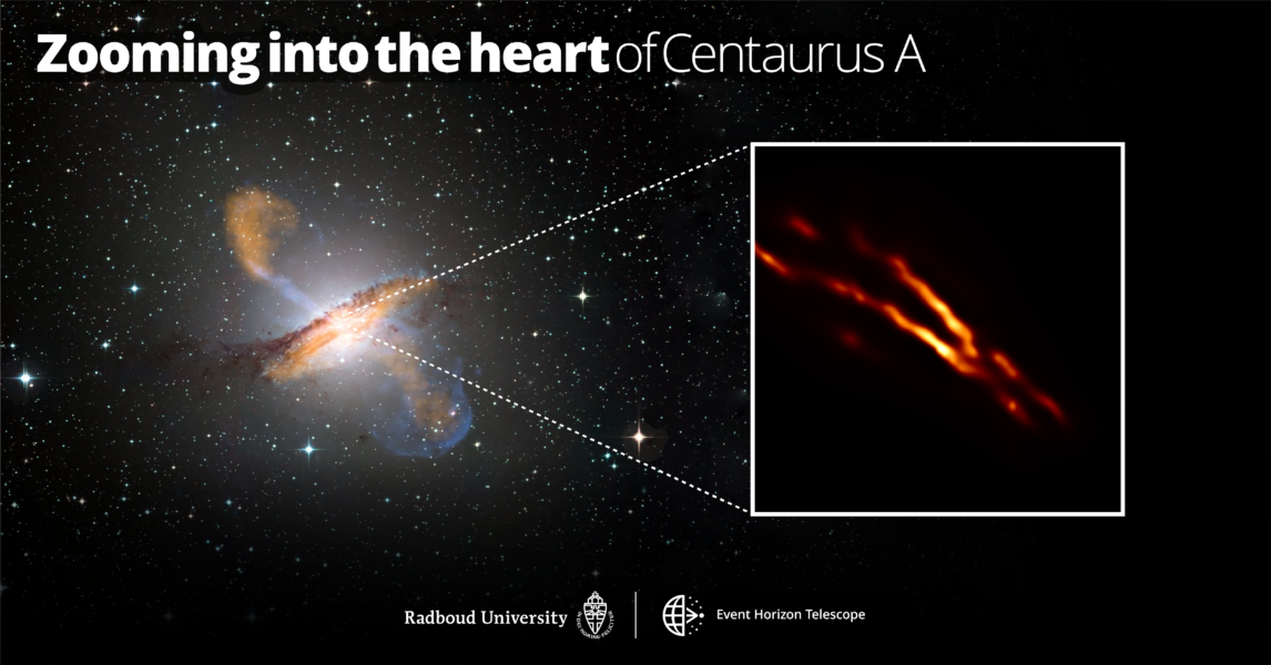 EHT pinpoints dark heart of the nearest radio galaxy