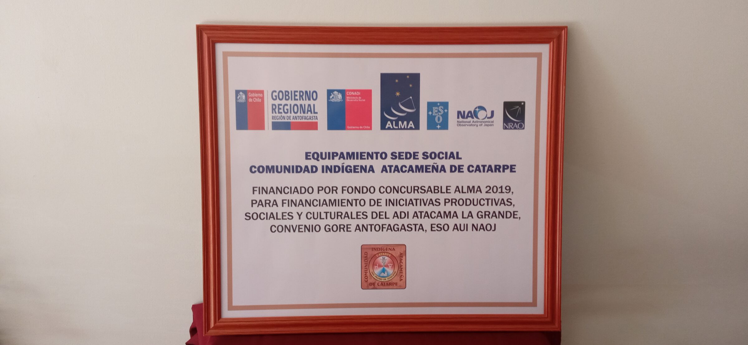 ALMA connected with the Atacameño communities