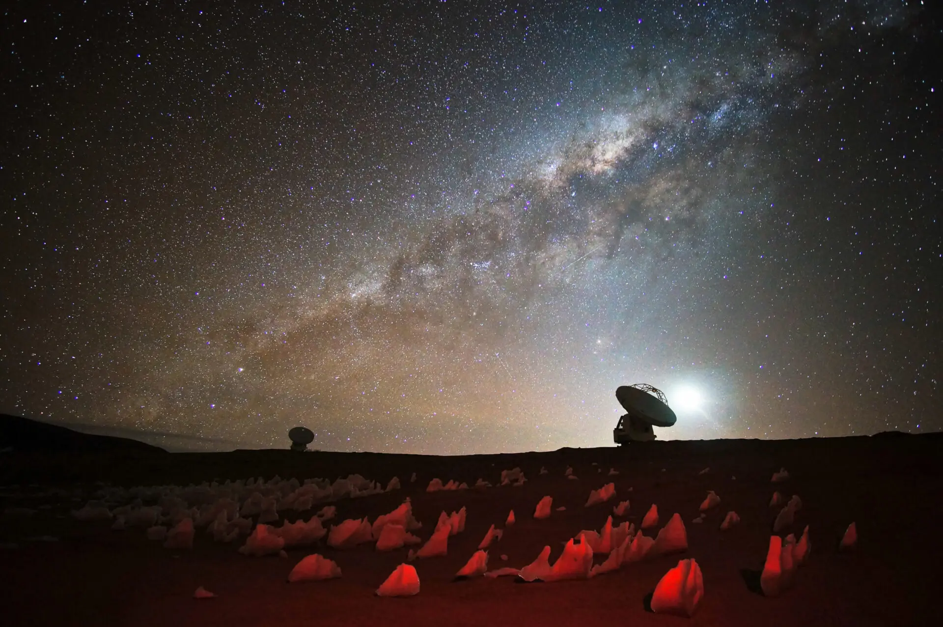 Antennas under the Milkyway