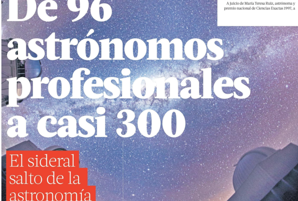 De 96 astrónomos profesionales a casi 300