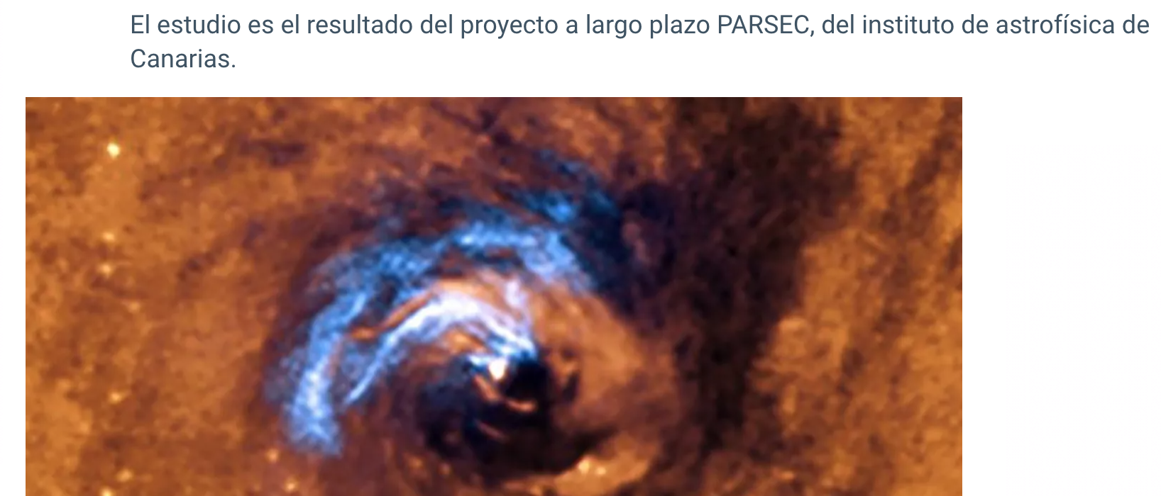 Descubren cómo se alimenta un agujero negro