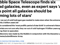 Hubble Space Telescope finds six dead galaxies, even as expert says ‘at this point all galaxies should be forming lots of stars’