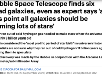 Hubble Space Telescope finds six dead galaxies, even as expert says 'at this point all galaxies should be forming lots of stars'