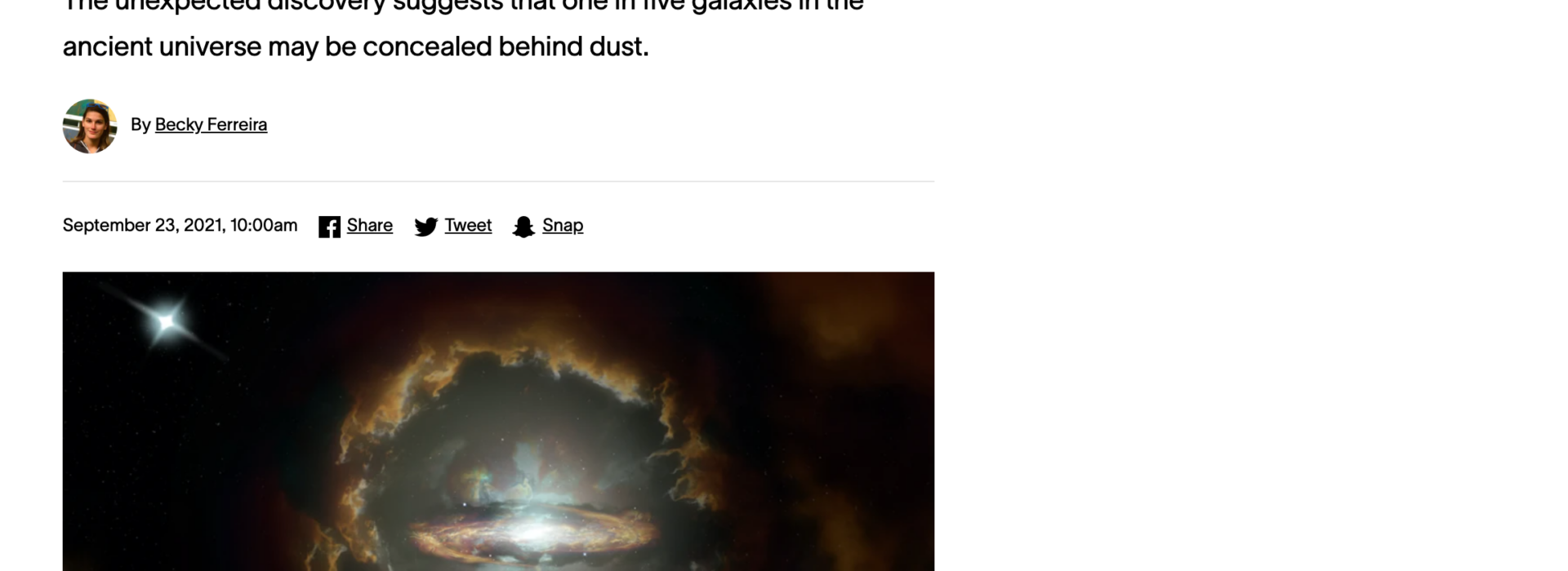 Scientists Accidentally Discovered Hidden Galaxies At the Edge of Time