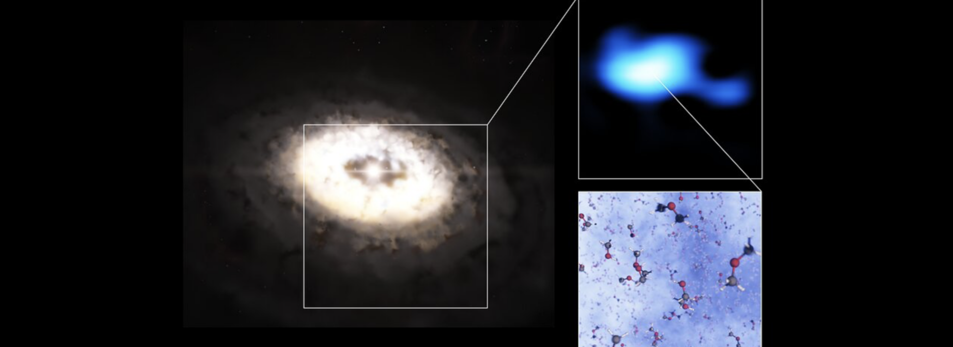 Astronomers discover largest molecule yet in a planet-forming disc