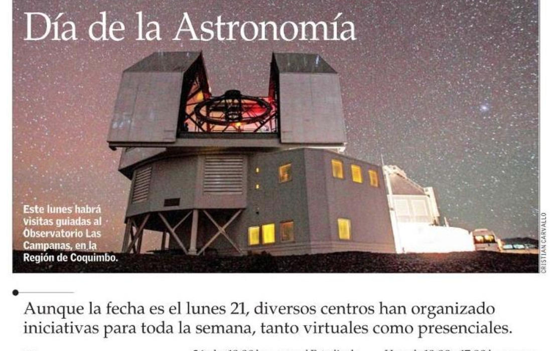 Actividades en todo Chile: Con charlas, concursos y visitas a observatorios se celebra el Día de la Astronomía