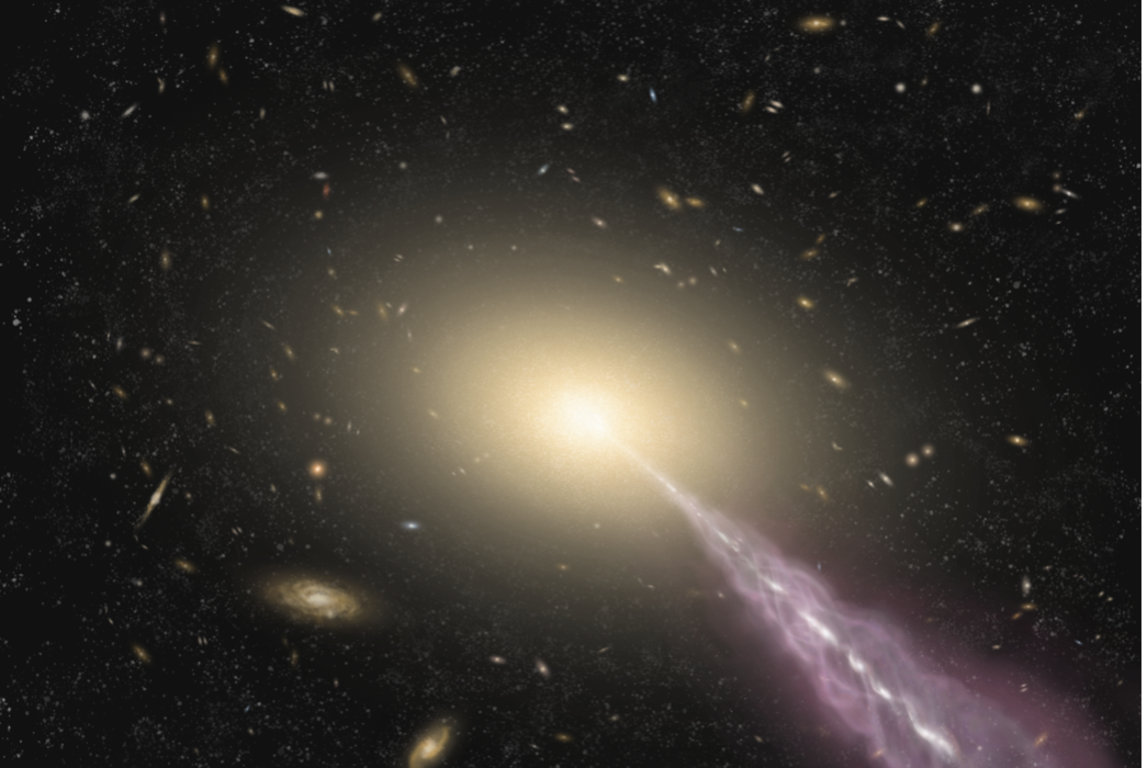 Revelan estructura desconocida en galaxia gracias a imagen de alto contraste