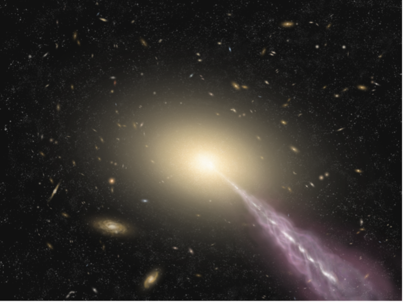 Revelan estructura desconocida en galaxia gracias a imagen de alto contraste