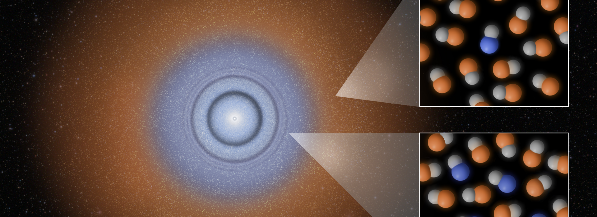 Con ALMA encuentran nuevo material para comprender la formación de sistemas planetarios