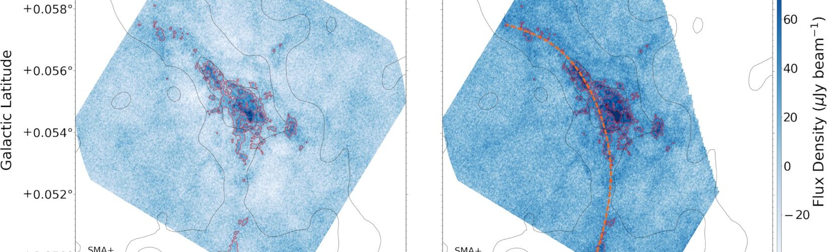 Young massive cluster formation by convergence of large-scale gas flow