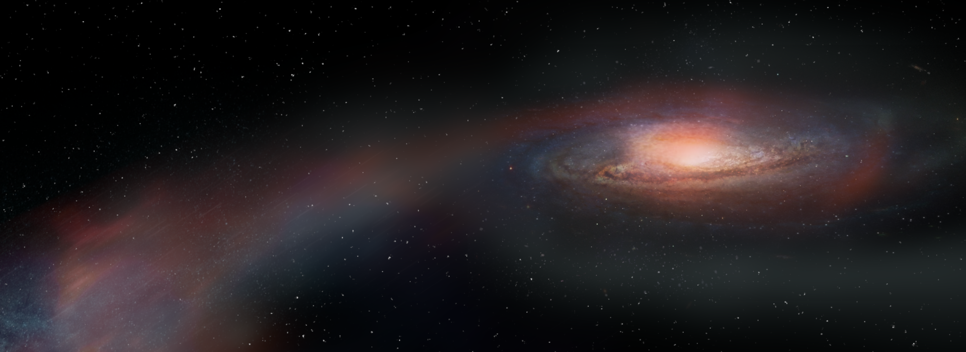 ALMA Witnesses Deadly Star-Slinging Tug-of-War Between Merging Galaxies