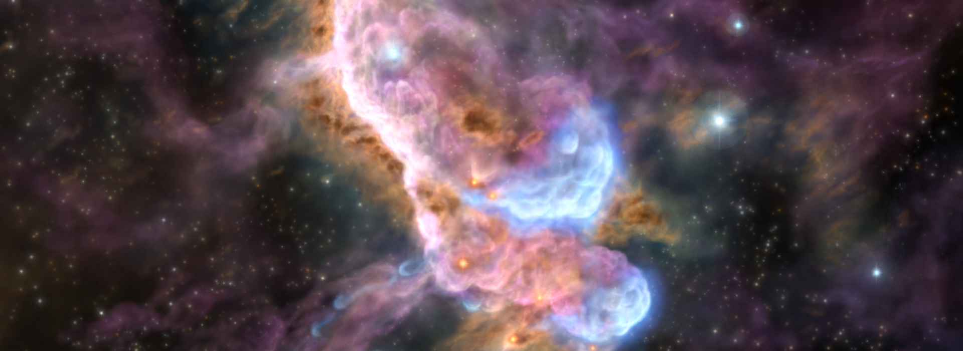 Chorro de estrella bebé incide en proceso de formación estelar en región cercana