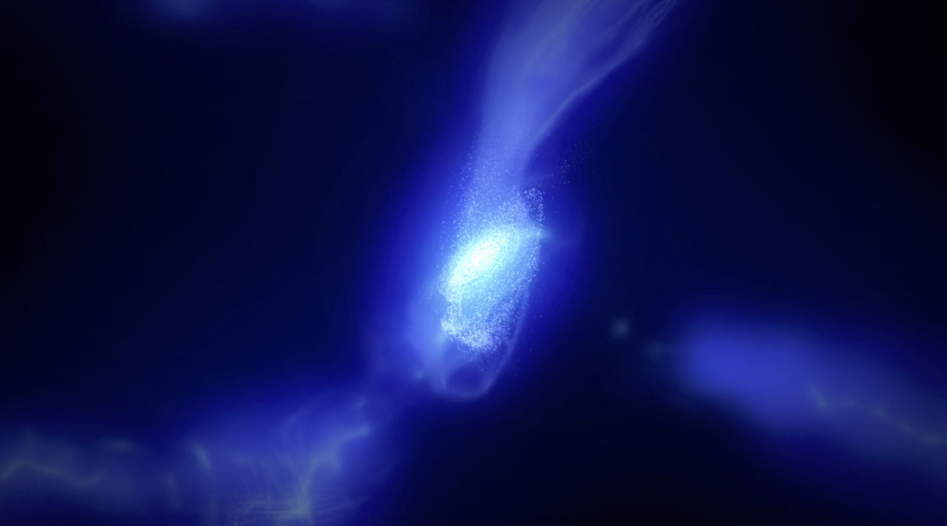 Computer graphics movie of the star formation history in the galaxy MACS1149-JD1