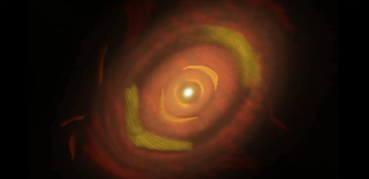 ALMA Observation of Young Star Reveals Details of Dust Grains