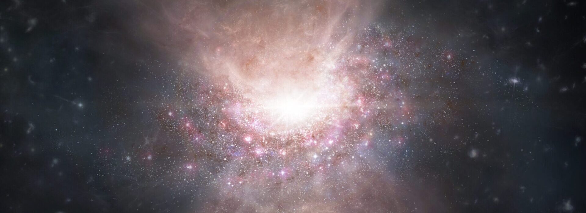 Fuga de gas: ALMA detecta sombra de chorro de gas molecular en cuásar cuando el Universo tenía menos de mil millones de años