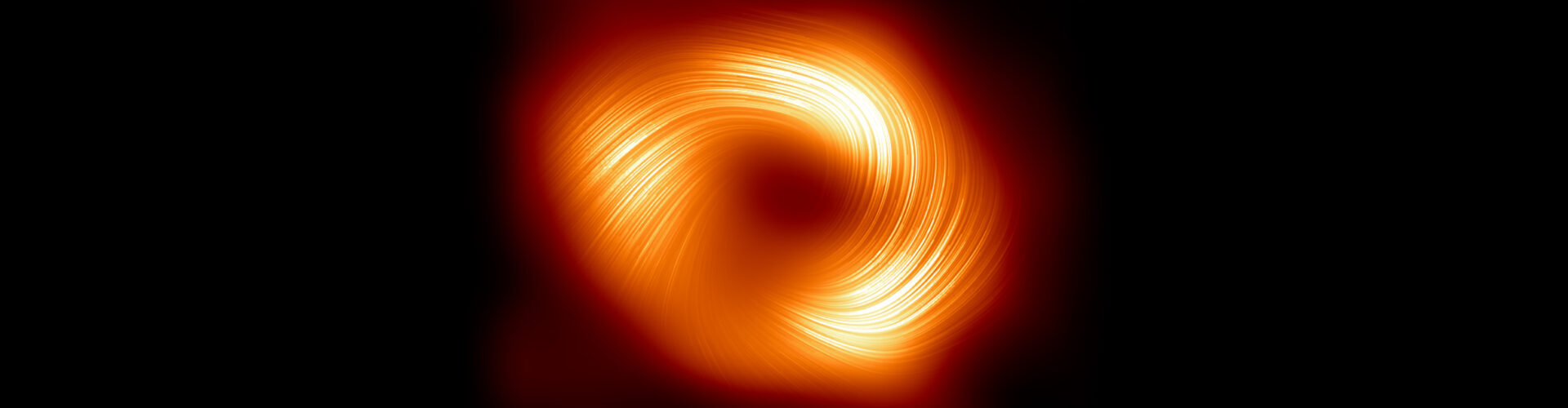 Astronomers unveil strong magnetic fields spiraling at the edge of Milky Way’s central black hole
