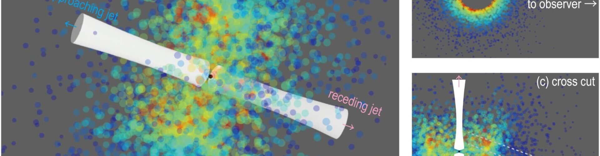 Water fountain from a supermassive black hole