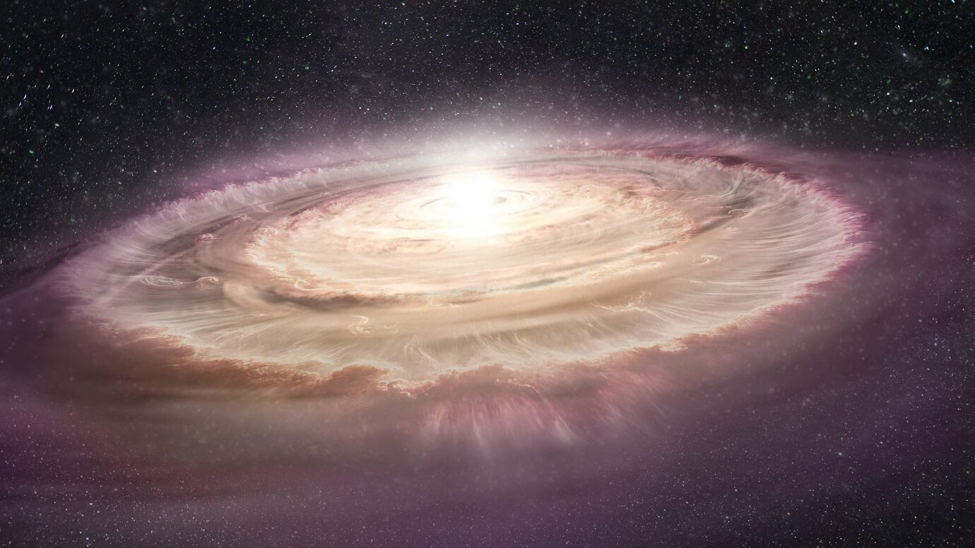 Artist's Concept of Planet Formation