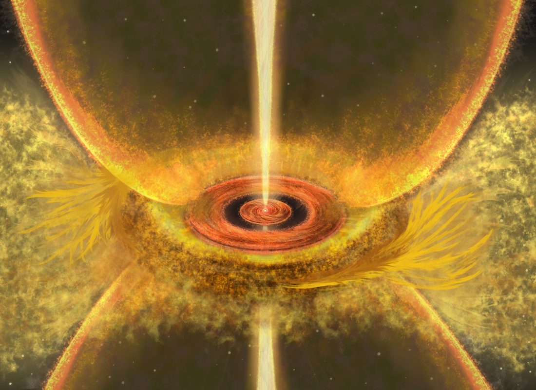 Nuevas imágenes de superresolución revelan el primer paso en la formación de planetas tras el nacimiento de una estrella
