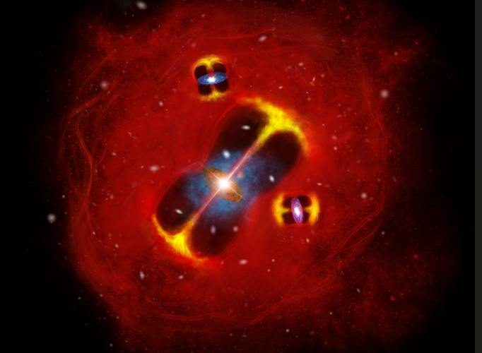 Nuevo descubrimiento desafía la evolución de los cúmulos de galaxias