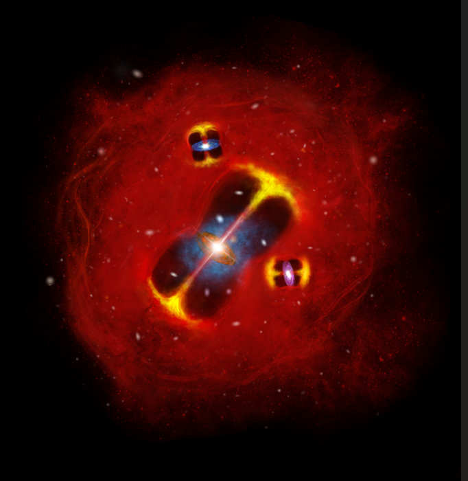 Nuevo descubrimiento desafía la evolución de los cúmulos de galaxias