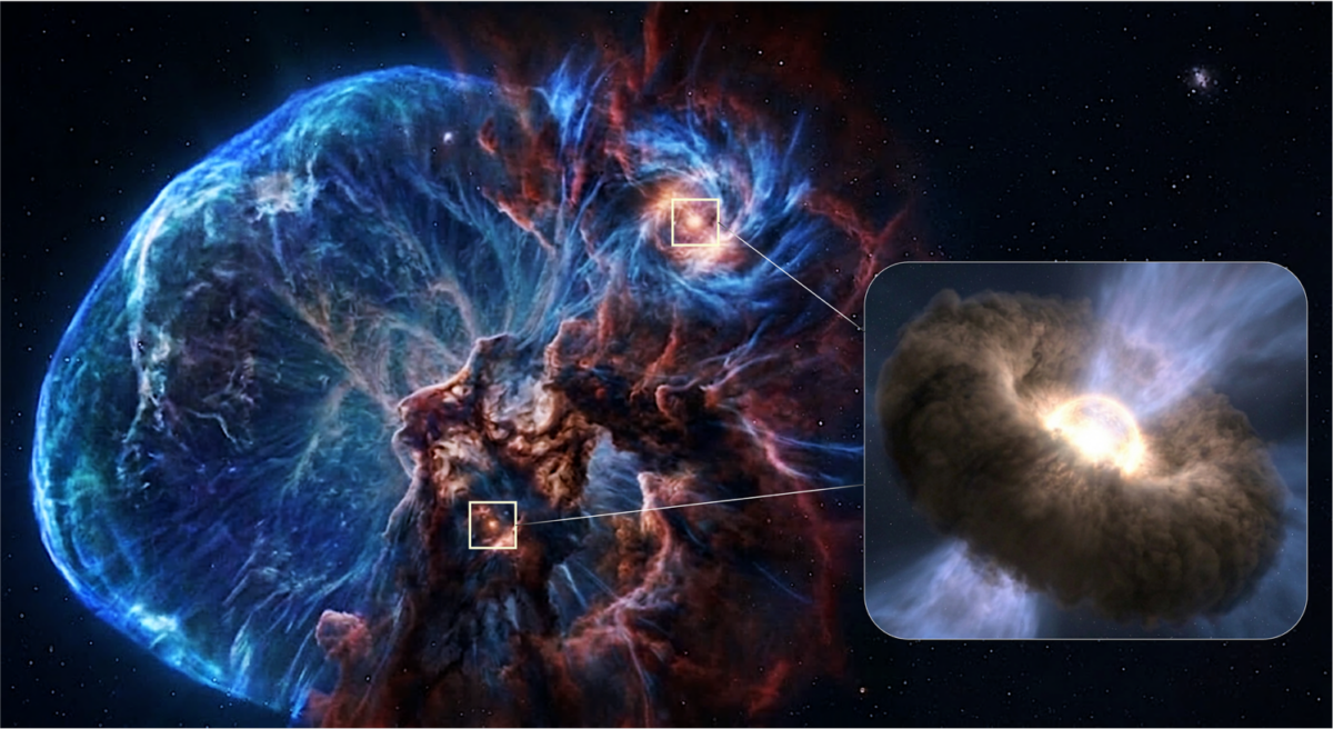 ALMA descubre cunas estelares químicamente ricas dentro de un remanente de supernova