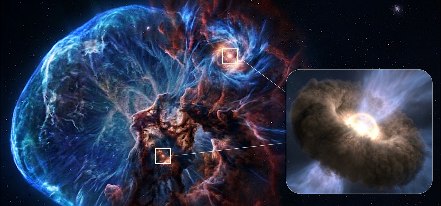 ALMA descubre cunas estelares químicamente ricas dentro de un remanente de supernova