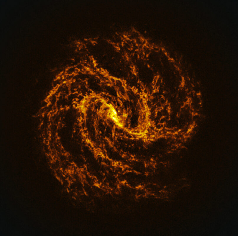 A swirling galaxy
